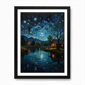 Starry Night 41 Art Print