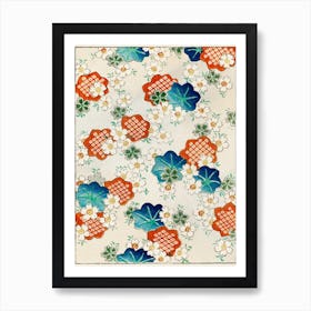 Floral Pattern, Shin Bijutsukai 2 Art Print
