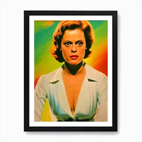 Sigourney Weaver Colourful Pop Movies Art Movies Art Print