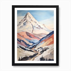 Mount Logan Canada 2 Mountain Painting Art Print