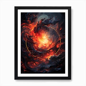 Fire And Ice Art Print