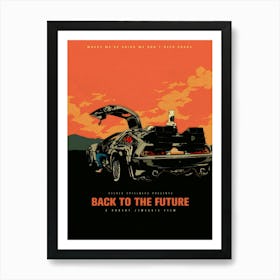 Back To The Future Film 1 Art Print