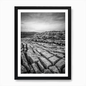 Limestone Pavement Art Print