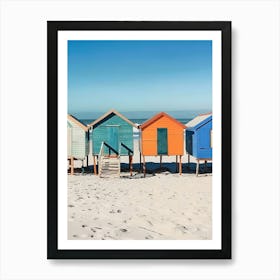 Beach Huts 6 Art Print