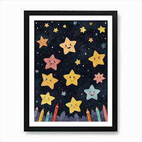 Stars In The Sky Art Print