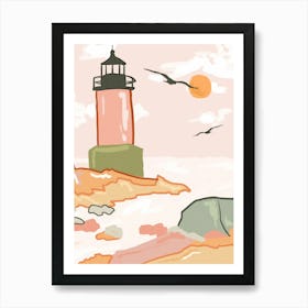 Where the Sky Meets the Sea Art Print
