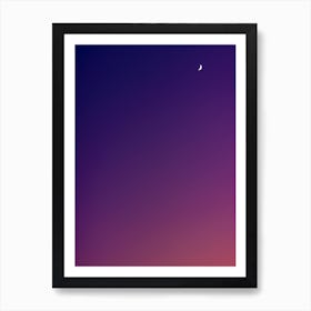 Twilight Moon Art Print