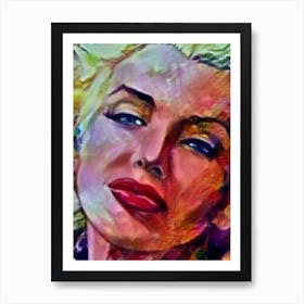 Marilyn Monroe By DeonMarais 1 Art Print