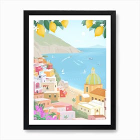 Positano, Italy Art Print