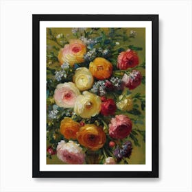 Ranunculus Painting 4 Flower Art Print