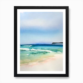 Smiths Beach, Australia Watercolour Art Print