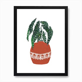 Polka Dot Plant Art Print