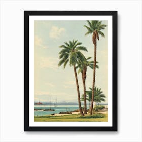 Rodas Beach Cies Islands Spain Vintage Art Print