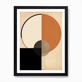 Halle Harmony, Geometric Bauhaus Art Print