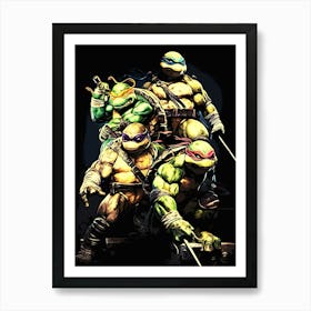 Teenage Mutant Ninja Turtles movie 4 Art Print