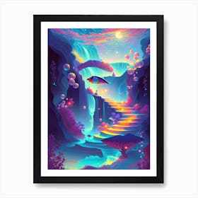 Psychedelic Painting 7 Art Print