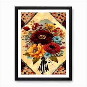 Bouquet Of Flowers 7 Art Print