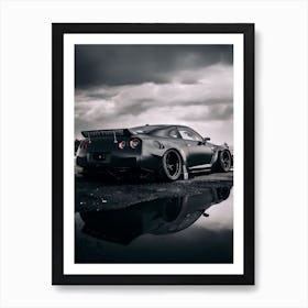 Black Cars Art Print