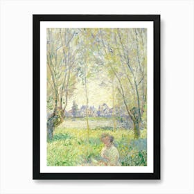 Claude Monet green Art Print