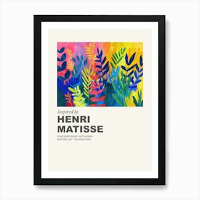 Museum Poster Inspired By Henri Matisse 6 Art Print