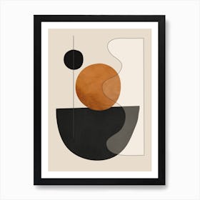 Abstract Minimal Shapes 3 Art Print