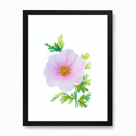 Anemone 3 Watercolour Flower Art Print