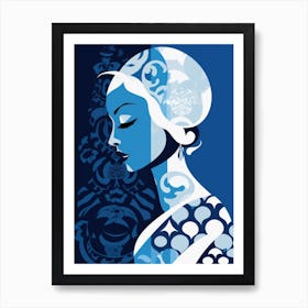 Portrait Of A Woman 35 Art Print