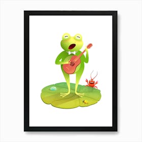 Prints, posters, nursery, children's rooms. Fun, musical, hunting, sports, and guitar animals add fun and decorate the place.36 Art Print