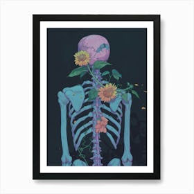 Skeleton 3 Art Print