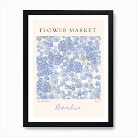 Flower Market Berlin Art Print