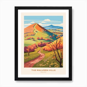 The Malvern Hills England 3 Hike Poster Art Print