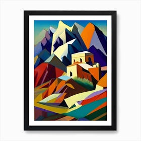 Zhangye National Park China Cubo Futuristic Art Print