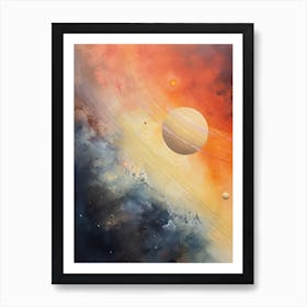 Fantasy Saturn Celestial 8 Art Print