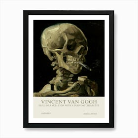 Vincent Van Gogh - Skeleton Art Print