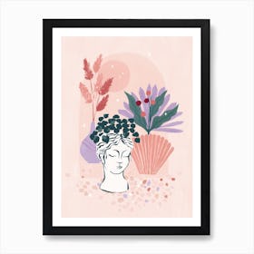 Plants and Dried Flowers Art Print