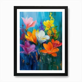 Colorful Flowers 5 Art Print