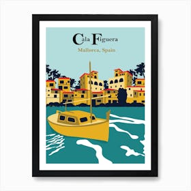 Cala Figuera, Mallorca, Spain Art Print