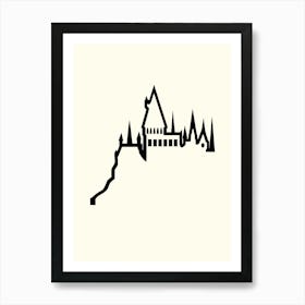 Harry Potter Hogwarts Art Print