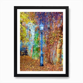 Autumnal Lamp Art Print