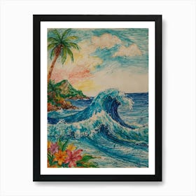 Hawaiian Beach Art Print