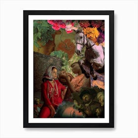 Surreal Culture Collage Art Print