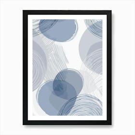 Abstract Circles 82 Art Print