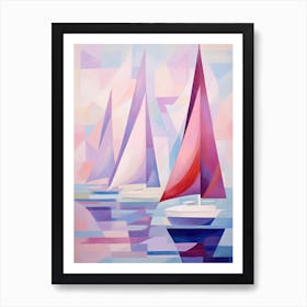 Sailboats 4 Art Print