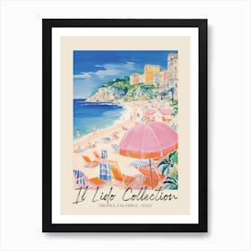 Tropea, Calabria   Italy Il Lido Collection Beach Club Poster 1 Art Print