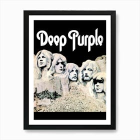 deep purple hard rock band music Art Print