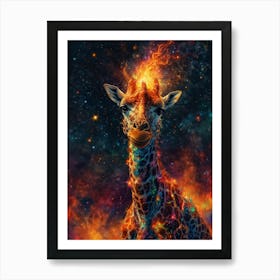 Giraffe 96 Art Print