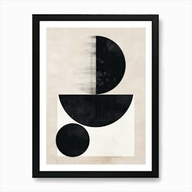 Monywa Stone Park Bauhaus Minimalist Art Print