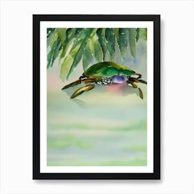 Stone Crab Storybook Watercolour Art Print