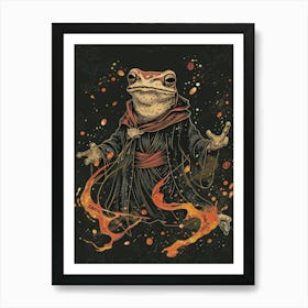 Frog Wizard 2 Art Print