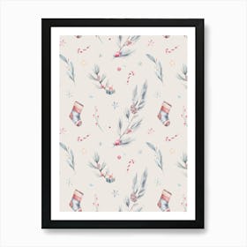 Christmas Stockings Art Print